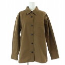【中古】マーガレットハウエル MHL. DRY COTTON POPLIN SHIRT mh resell シャツ カジュアル 長袖 ポケット 2 M 茶 ブラウン /AT ■OS レディース 【ベクトル 古着】 241223|詳細画像