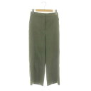 【中古】ボールジー BALLSEY トゥモローランド 23AW セミダブルストレッチ セミワイドパンツ 32 カーキ /DF ■OS レディース 【ベクトル 古着】 250129