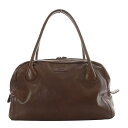 【中古】ゲンテン genten ボストンバッグ ハンドバッグ レザー インナーバッグ付き ブラウン /YO7 メンズ レディース 【ベクトル 古着】 25022...
