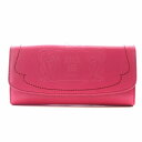 【中古】アナスイ ANNA SUI 長財布 がま口 小銭入れ ピンク /AN12 ■OF レディース 【ベクトル 古着】 250303