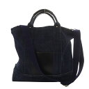 【中古】エンダースキーマ Hender Scheme campus bag small デニム 2way トートバッグ ショルダーバッグ 斜め掛け ネイビー /...