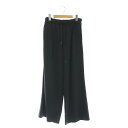 【中古】ボールジー BALLSEY トゥモローランド 2-wayストレッチ イージーセミワイドパンツ イージー タック 36 紺 ネイビー /AT ■OS ■SH レディース 【ベクトル 古着】 250328(4)