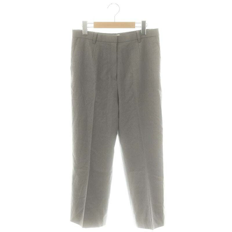 【中古】LIVESEED パンツ スラックス ストレート ウエスト73 ヒップ97 グレー /ES ■OS ■GY39 ■AX レディース 【ベクトル 古着】 250328