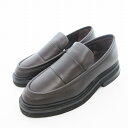 【中古】ジェイヴィーエーエム EAGLE ローファー カウレザー 36 ダークブラウン /UO レディース 【ベクトル 古着】 250512