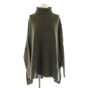 【中古】イエナ IENA 19AW ウールカシミヤワイドタートルネックプルオーバー ニット セーター 長袖 グレー /MY ■OS レディース 【ベクトル 古着】 250331(4)