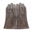 【中古】ジバンシィ GIVENCHY 美品 手袋 グローブ レザー ロゴ 茶 ブラウン /HO ☆AA★ レディース 【ベクトル 古着】 250610