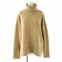 【中古】セオリー Theory 23AW Renewed Cashmere Tneck Karenia カシミヤ タートルネック ニット 長袖 S ベージュ /...