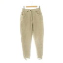 【中古】マックスマーラ ウィークエンドライン MAX MARA WEEKEND LINE テーパードパンツ コットン 44 ベージュ /AT ■OS ■AX レディース 【ベクトル 古着】 250415(4)