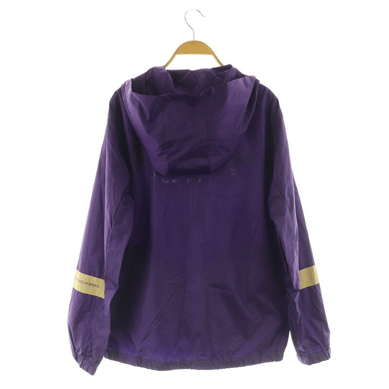 【中古】ティーマックアウティング T-MAC OUTING ジップアップパーカー ジャケット プリント L パープル /MY ■OS ■AX メンズ 【ベクトル 古着】 250417