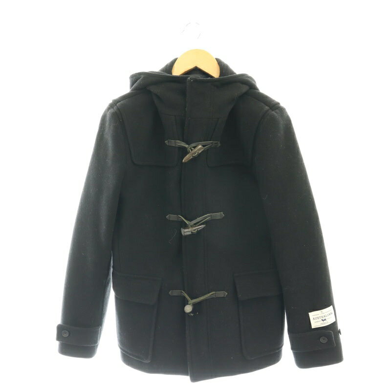 【中古】レイジブルー RAGEBLUE ダッフルコート ウール M 黒 /MI ■OS ■GY39 ■AX メンズ 【ベクトル 古着】 250410