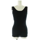【中古】アダワス ADAWAS RANDOM RIB TANK TOP トップス タンクトップ カットソー F 黒 ブラック /HS ■OS ■PN レディース 【ベクトル 古着】 250428