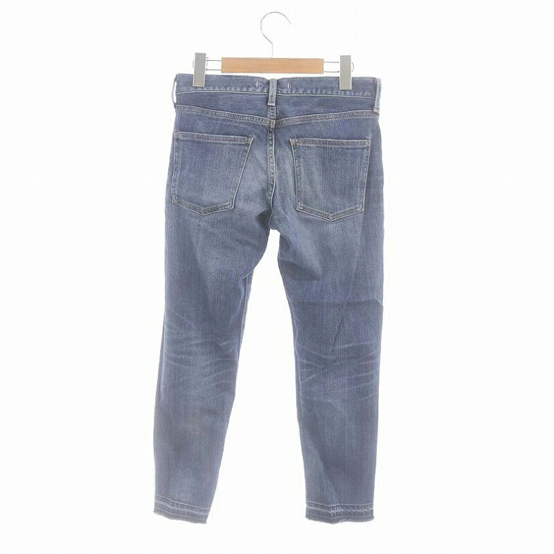 【中古】レッドカード RED CARD Anniversary 25th Crop 加工カットオフデニムパンツ ジーンズ スリム 22 青 ブルー 25406 /DF ■OS ■PN レディース 【ベクトル 古着】 250428