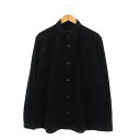 【中古】マッシモドゥッティ Massimo Dutti コーデュロイシャツ 長袖 スタンドカラー XL 紺 ネイビー /AT ■OS メンズ 【ベクトル 古着】...