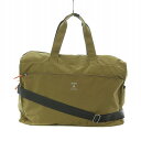 【中古】アネロ anello 2WAYボストンバッグ ショルダー 撥水 36L ベージュ /RI ■OS メンズ レディース 【ベクトル 古着】 250710