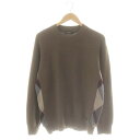 【中古】ブラックレーベルクレストブリッジ BLACK LABEL CRESTBRIDGE サイドチェックニット セーター 長袖 LL ブラウン /SY ■OS メンズ 【ベクトル 古着】 250418(4)