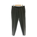 【中古】テツヤカンダ TETSUYA KANDA vitale barberis canonico ウール スラックス テーパード 44 グレー /AT ■OS...