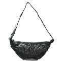 【中古】ルメール LEMAIRE CROISSANT BAG MEDIUM バッグ ショルダー エナメル 黒 ブラック BG0001 LF1073 /AQ ■O...