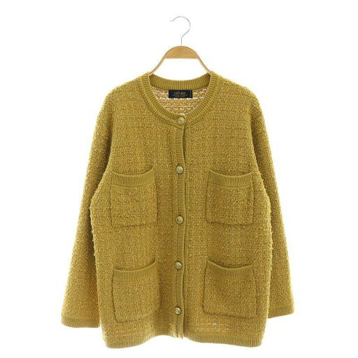 【中古】ジャーナルスタンダード レリューム JOURNAL STANDARD relume 23AW TWEEDYニットジャケット ツイード クルーネック F マスタード色 23080462816130 /AT ■OS レディース 【ベクトル 古着】 250424 【中古】ジャーナルスタンダード レリューム JOURNAL STANDARD relume 23AW TWEEDYニットジャケット ツイード クルーネック F マスタード色 23080462816130 /AT ■OS レディース 【ベクトル 古着】 250424
