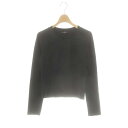 【中古】マックスマーラ MAX MARA コットンクルーネックカットソー 長袖 L ブラック /DO ■OS レディース 【ベクトル 古着】 250512(4)