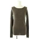 【中古】アパルトモン ドゥーズィエムクラス L'Appartement DEUXIEME CLASSE Rib B/N Knit トップス ニット カットソー ...
