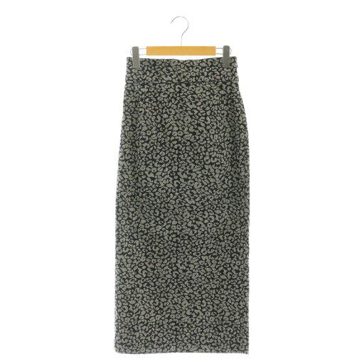 【中古】アズールバイマウジー AZUL by moussy 24AW レオパードジャガードタイトスカート ロング S ブラック /HK ■OS レディース 【ベクトル 古着】 250428 【中古】アズールバイマウジー AZUL by moussy 24AW レオパードジャガードタイトスカート ロング S ブラック /HK ■OS レディース 【ベクトル 古着】 250428