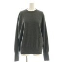 【中古】ウィムガゼット Whim Gazette カシミヤプルオーバー ニット セーター クルーネック 長袖 F グレー /SY ■OS レディース 【ベクトル 古着】 250509(4)
