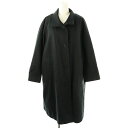 【中古】マーガレットハウエル MARGARET HOWELL 22AW CAVARLY TWILL ライナー付コート アウター ステンカラー ウール 1 濃紺 ダークネイビー /NR ■OS ■SH レディース 【ベクトル 古着】 250509(4)