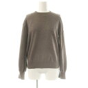 【中古】インデックス INDEX ショルダーレースハイネックニット セーター 長袖 LL グレー /AT ■OS ■SH レディース 【ベクトル 古着】 250...