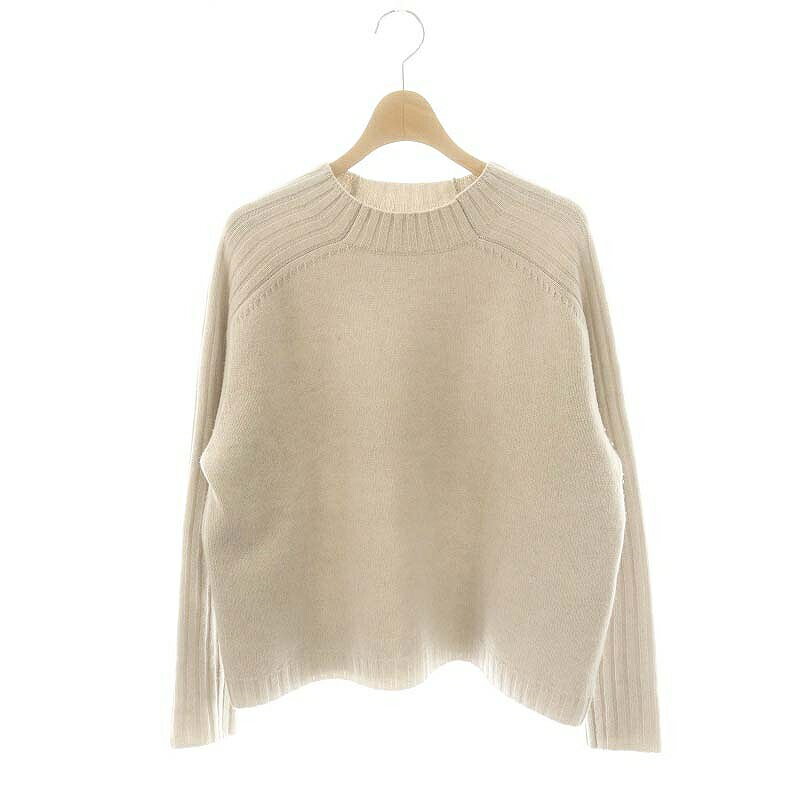 【中古】セオリーリュクス theory luxe 24AW MORBI JAY ウールカシミヤニット セーター 長袖 38 ライトグレー /DO ■OS レディース 【ベクトル 古着】 250515