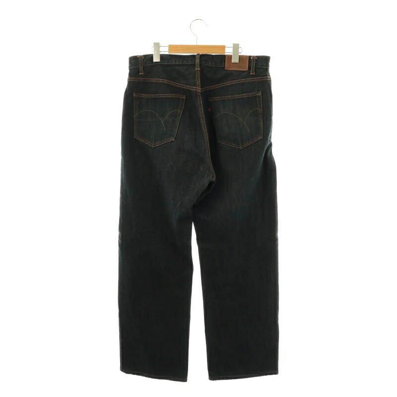 【中古】ゴールドラッシュ GOLD RUSH デニムパンツ ジーンズ ジッパーフライ コットン 35 濃紺 /NR ■OS ■GY39 ■AX メンズ 【ベクトル 古着】 250715