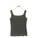 【中古】マックスマーラ MAX MARA タンクトップ ノースリーブ M ダークブラウン /HK ■OS レディース 【ベクトル 古着】 250610