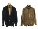 【中古】サカイ sacai リバーシブル ナイロン ドッキングカーディガン 2 ネイビー ブラウン 11-00143M /DF ■OS ■SH メンズ 【ベクトル 古着】 250528(4)