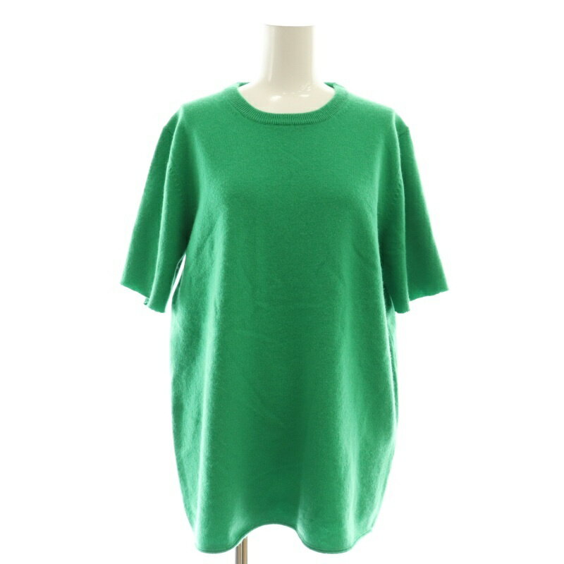 【中古】エクストリームカシミア extreme cashmere カシミヤハーフスリーブニット セーター グリーン /HK ■OS ■SH レディース 【ベクトル 古着】 250526