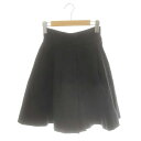 【中古】セブンテンバイミホカワヒト SEVEN TEN by MIHO KAWAHITO 24SS ハイウエストフレアキュロット ショートパンツ コットン XS 黒 ブラック /NR ■OS レディース 【ベクトル 古着】 250602