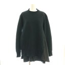 【中古】サカイ sacai 23-06967 ドッキングプルオーバー トレーナー スウェット 2 黒 /MI ■OS レディース 【ベクトル 古着】 250604(4)