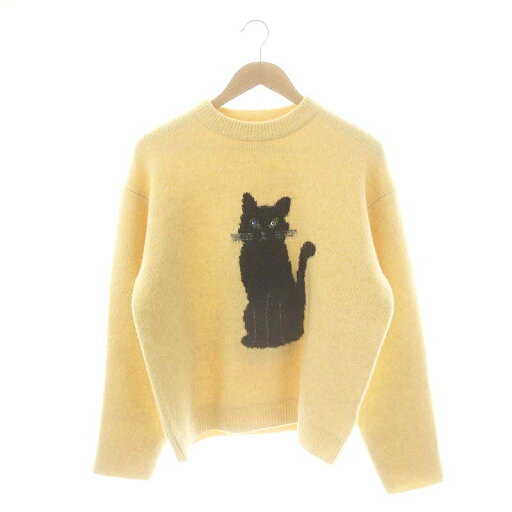 【中古】ンニット NKNIT 24AW cat/dog jacquard KNIT ニット セーター キャット ウール O 黄色 /MI ■OS メンズ 【ベクトル 古着】 250605 【中古】ンニット NKNIT 24AW cat/dog jacquard KNIT ニット セーター キャット ウール O 黄色 /MI ■OS メンズ 【ベクトル 古着】 250605