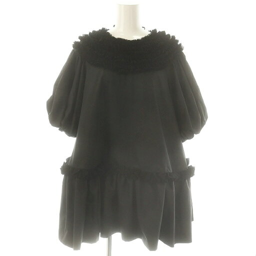 【中古】未使用品 ロージーモンスター Rosy Monster gorgeous mini frill tunic チュニック 半袖 F ブラック /DF ■OS レディース 【ベクトル 古着】 250624 【中古】未使用品 ロージーモンスター Rosy Monster gorgeous mini frill tunic チュニック 半袖 F ブラック /DF ■OS レディース 【ベクトル 古着】 250624