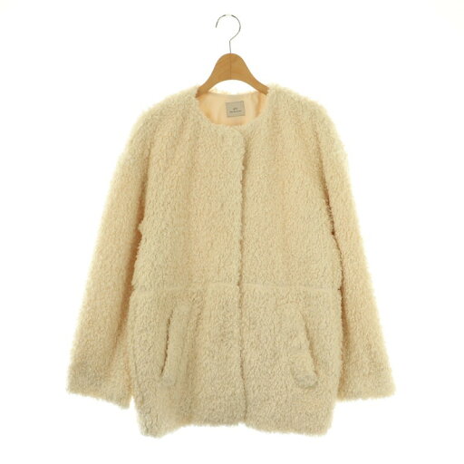 【中古】グリーンレーベルリラクシング ユナイテッドアローズ green label relaxing ノーカラーボアブルゾン ジャケット 総裏地 アイボリー /DO ■OS レディース 【ベクトル 古着】 250619 【中古】グリーンレーベルリラクシング ユナイテッドアローズ green label relaxing ノーカラーボアブルゾン ジャケット 総裏地 アイボリー /DO ■OS レディース 【ベクトル 古着】 250619