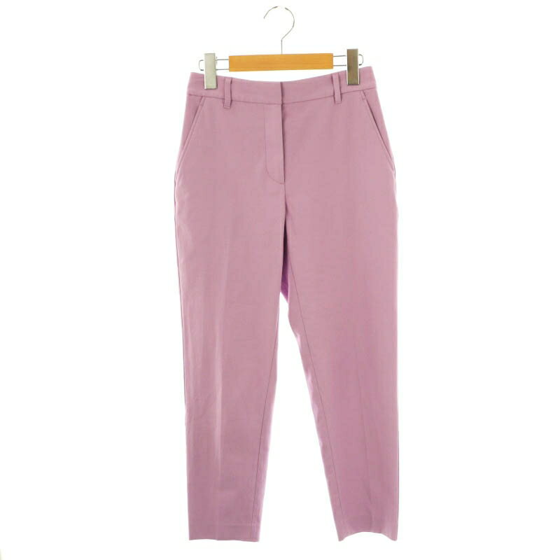 【中古】プラステ PLST リネンブレンドスティックパンツ テーパード ジッパーフライ XS ラベンダー /NR ■OS レディース 【ベクトル 古着】 250618のサムネイル