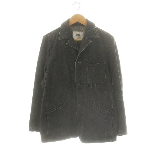 【中古】タケオキクチ TAKEO KIKUCHI デニムジャケット シングル 2 ブラック /HK ■OS メンズ 【ベクトル 古着】 250617 【中古】タケオキクチ TAKEO KIKUCHI デニムジャケット シングル 2 ブラック /HK ■OS メンズ 【ベクトル 古着】 250617