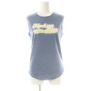 【中古】マディソンブルー MADISONBLUE 24SS GLITTER LOGO TANK タンクトップ ラメプリント 01 青 /MI ■OS ■SH レディース 【ベクトル 古着】 250618(4)