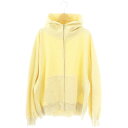 【中古】ジャーナルスタンダード ラックス JOURNAL STANDARD LUXE 24SS FEB フーディ パーカー ジップアップ 黄色 /MI ■OS レディース 【ベクトル 古着】 250624