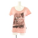 【中古】ヒステリックス Hysterics NOTRE DAME MANIA Tシャツ カットソー 半袖 ロゴ F ピンク /AQ ■OS レディース 【ベクト...