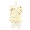 【中古】ヒステリックグラマー HYSTERIC GLAMOUR ローリングストーンズ Rolling Stones ブラウス カットソー フレンチスリーブ 総柄...