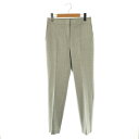 【中古】セオリーリュクス theory luxe 23AW NEW SAXONY LIGHT CAROL 2 パンツ テーパード ウール 38 グレー /NR ■OS レディース 【ベクトル 古着】 250628