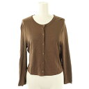 【中古】フォクシー FOXEY Cardigan Upper Standard カーディガン 40 ブラウン 36823 /DO ■OS レディース 【ベクトル...
