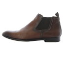 【中古】アントニオマウリッツィ ANTONIO MAURIZI レザーサイドゴアブーツ ショート 40.5 茶 ブラウン /SR34 ■SH メンズ 【ベクトル 古着】 250708