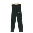 【中古】パームエンジェルス PALM ANGELS サイドライントラックパンツ Sideline Track Pants S 黒 ブラック /SS ■OS ■SH レディース 【ベクトル 古着】 250703