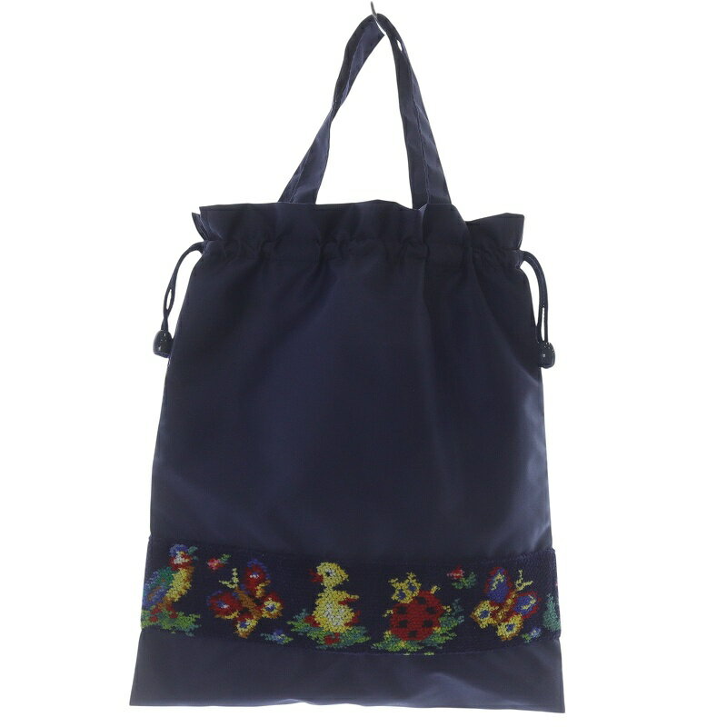 【中古】フェイラー FEILER ハイジ 上履き入れ 巾着袋 紺 ネイビー /SR10 レディース 【ベクトル 古着】 250718のサムネイル