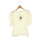 【中古】セルフォード CELFORD 24SS バリエーションプリントTシャツ カットソー 五分袖 36 白 ホワイト /AT ■OS レディース 【ベクトル ...